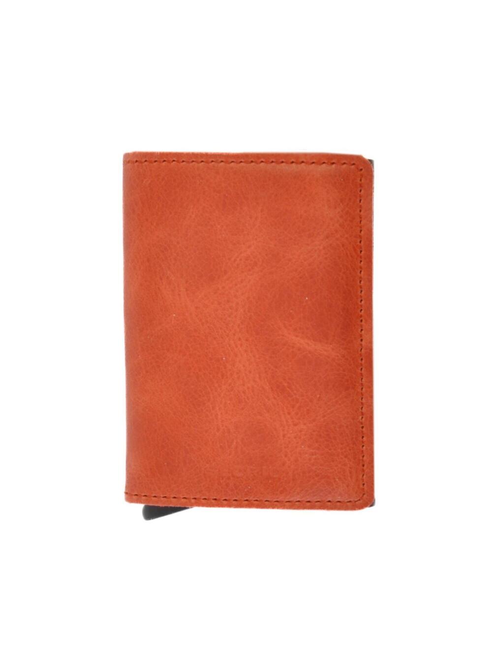 Secrid NWT Orange Leather Wallet 38168